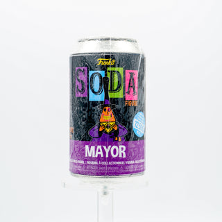 * Funko Soda Mayor Black Light, Sealed **Shot at Chase**