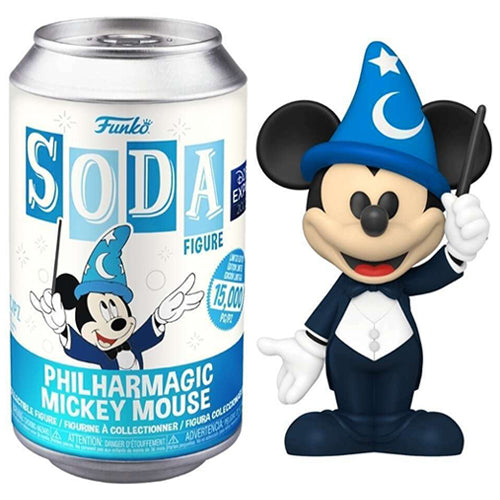 Funko Soda Philharmagic Mickey Mouse (Opened) - 2022 D23 Expo Exclusive **Sticker Peeling**