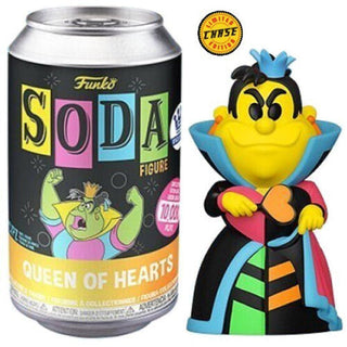 Funko Soda Queen of Hearts Opened, Blacklight, Alice in Wonderland - Funko Shop Exclusive  **Chase**