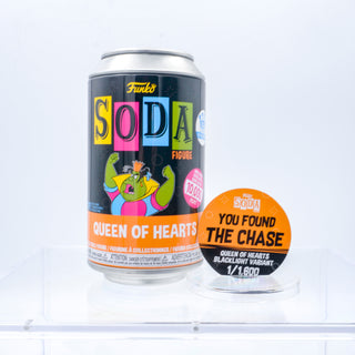 * Funko Soda Queen of Hearts Opened, Blacklight, Alice in Wonderland – Funko Shop Exclusive **Chase**