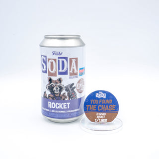 * Funko Soda Rocket (Flocked, Opened) – 2021 Fall Convention Exclusive **Chase**