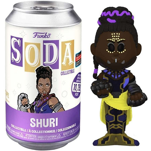 Funko Soda Shuri (Glow in the Dark, Opened) - 2022 Fall Convention Exclusive **Chase**
