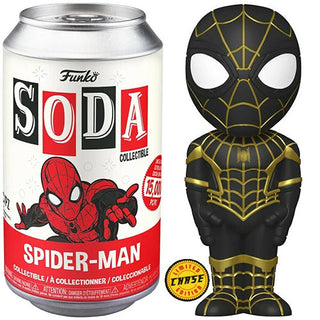 Funko Soda Spider-Man Black Suit, No Way Home, Opened  **Chase**