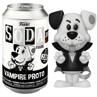 Funko Soda Vampire Proto Black & White, Sealed - 2023 Heavy Metal Halloween Exclusive