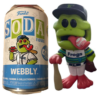 Funko Soda Webbly Frogs Jersey, Opened - Funko Field Exclusive **Chase**