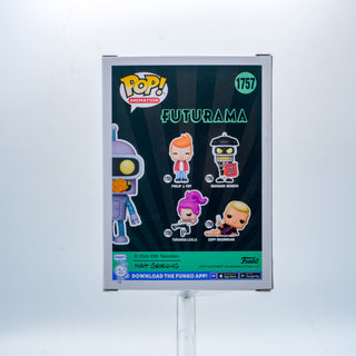 * Signature Series John Dimaggio Signed Pop – Bender (Futurama) 1757 – Specialty Series Exclusive /50 pieces