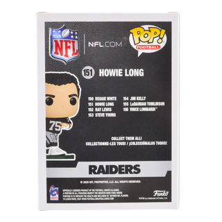 * Signature Series Howie Long Signed Pop – Howie Long Oakland Raiders, NFL 151 /50 pieces