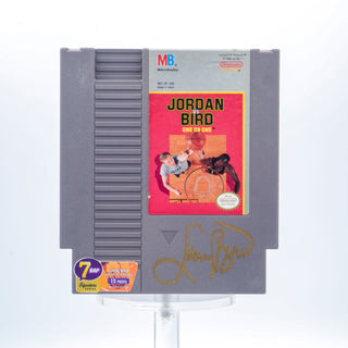 * Signature Series Larry Bird Signed NES Cart – Jordan VS Larry Bird /15 pieces