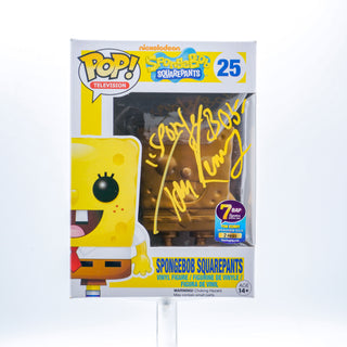 * Signature Series Tom Kenny Signed Pop – Spongebob Squarepants (Gold) 25 /2 pieces