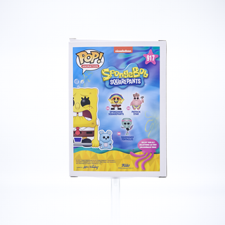 * Signature Series Tom Kenny Signed Pop – Spongebob Weightlifter 917 – Hot Topic Exclusive /1 of 1 piece