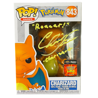 * Signature Series Christopher Corey Smith signed Pop – Charizard, Pokemon 843 /55 pieces