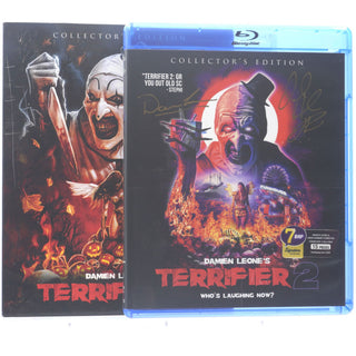 * Signature Series Damien Leone & David Howard Thornton signed Blu-Ray – Terrifier 2 /15 pieces