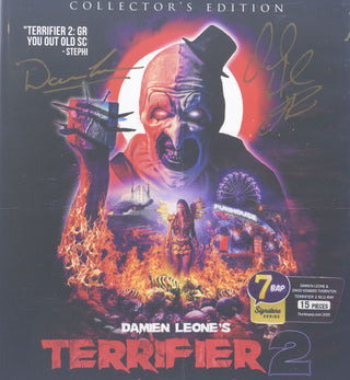 * Signature Series Damien Leone & David Howard Thornton signed Blu-Ray – Terrifier 2 /15 pieces