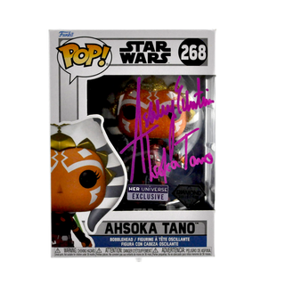 * Signature Series Ashley Eckstein Signed Pop – Ahsoka Tano (Diamond Collection, Clone Wars) 268 – Her Universe Exclusive /60 pieces