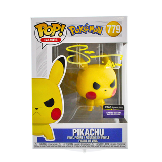 * Signature Series Sarah Natochenny Signed Pop – Pikachu (Angry) 779