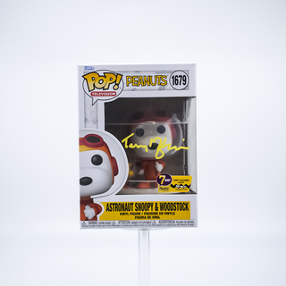 * Signature Series Terry McGurrin Signed Pop – Astronaut Snoopy & Woodstock Peanuts 1679 /50 pieces