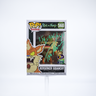 * Signature Series Tom Kenny Signed Pop – Berserker Squanchy Rick & Morty 568 /25 pieces