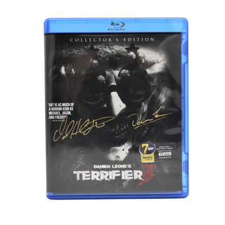 * Signature Series Damien Leone & David Howard Thornton Signed Blu-Ray – Terrifier 3 Blu-Ray /15 pieces