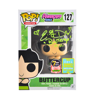 * Signature Series E. G. Daily Signed Pop – Buttercup (Powerpuff Girls) 127 – 2016 Summer Convention Exclusive First to Market /2 pieces