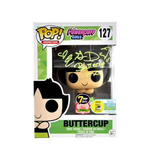 * Signature Series E. G. Daily Signed Pop – Buttercup Powerpuff Girls 127 – 2016 SDCC Exclusive First to Market /2 pieces