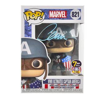 * Signature Series Chris Evans Signed Pop – WWII Ultimates Captain America 821 – Collector Corps Exclusive /4 pieces