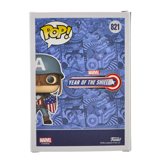 * Signature Series Chris Evans Signed Pop – WWII Ultimates Captain America 821 – Collector Corps Exclusive /4 pieces