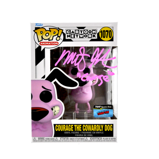 * Signature Series Marty Grabstein Signed Pop – Courage the Cowardly Dog 1070