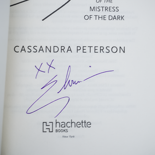 * Cassandra Peterson Signed Book – Yours Cruelly, Elvira: Memoirs of the Mistress of the Dark Funko Cover