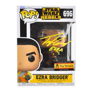 * Signature Series Taylor Gray Signed Pop – Ezra Bridger Rebels 696 – Toy Temple Exclusive /50 pieces