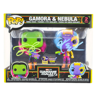 * Signature Series Zoe Saldana & Karen Gillan Signed 2-Pack – Gamora & Nebula 2-Pack (Blacklight) /145 pieces