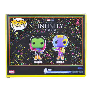 * Signature Series Zoe Saldana & Karen Gillan Signed 2-Pack – Gamora & Nebula 2-Pack (Blacklight) /145 pieces