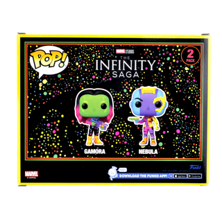 * Signature Series Zoe Saldana & Karen Gillan Signed 2-Pack – Gamora & Nebula 2-Pack (Blacklight) /145 pieces