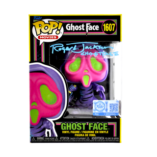 * Signature Series Roger Jackson Signed Pop – Ghost Face (Blacklight, Scream) 1607 – Special Edition Exclusive /20 pieces