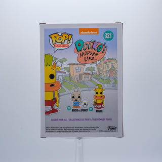 * Signature Series Tom Kenny Signed Pop – Heffer Rocko's Modern Life 321 /15 pieces
