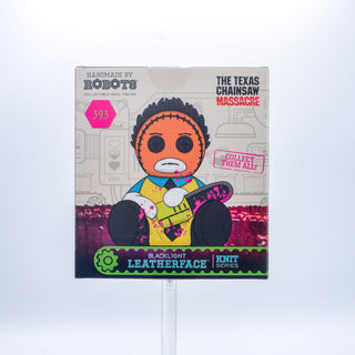 * Signature Series Andrew Bryniarski Signed Handmade By Robots – Leatherface (Blacklight) 393 – 7BAP Exclusive First to Market /20 pieces