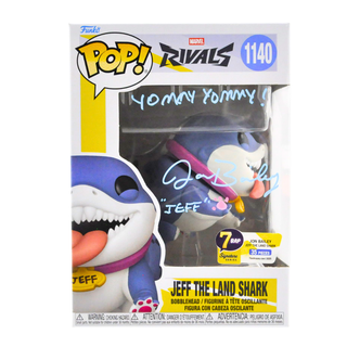 * Signature Series Jon Bailey Signed Pop – Jeff The Land Shark Marvel Rivals 1140 /35pieces