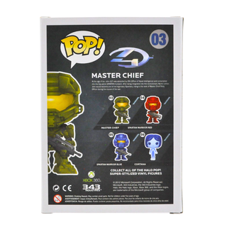 * Signature Series Steve Downes 1-of-1 Signed Pop – Master Chief (Gold, Halo 4) 03 – Blockbuster Exclusive /1 piece