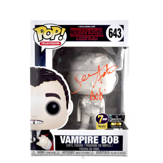 * Signature Series Sean Astin Signed Pop – Prototype Vampire Bob (Stranger Things) 643 – GameStop Exclusive / 1 of 1