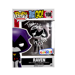 * Signature Series Tara Strong Signed Pop – Raven (Gray, Teen Titans Go!) 108 / 1 of 1