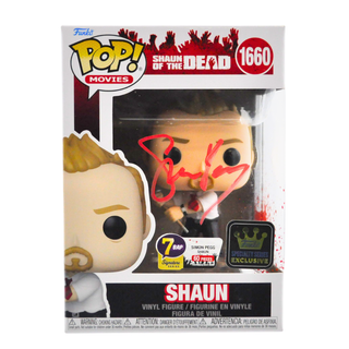 * Signature Series Simon Pegg Signed Pop – Shaun (Shaun of the Dead) – Specialty Series Exclusive /60 pieces