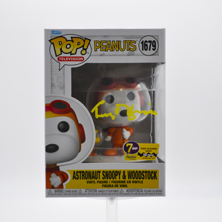 * Signature Series Terry McGurrin Signed Pop – Astronaut Snoopy & Woodstock Peanuts 1679 /50 pieces