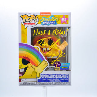* Signature Series Tom Kenny Signed Pop – Spongebob Squarepants 558 /5 pieces