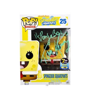 * Signature Series Tom Kenny Signed Pop – Spongebob Squarepants 25 /1 of 1