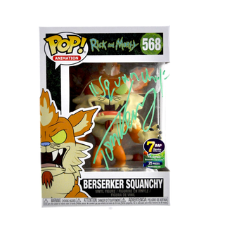 * Signature Series Tom Kenny Signed Pop – Berserker Squanchy (Rick & Morty) 568 /25 pieces