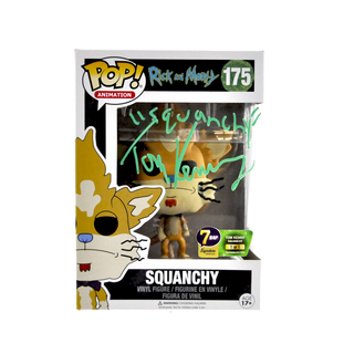 * Signature Series Tom Kenny Signed Pop – Squanchy Rick & Morty 175 /1 of 1