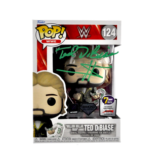 * Signature Series Ted DiBiase Signed Pop – "Million Dollar Man" Ted DiBiase (Diamond Collection, WWE) 124 /45 pieces