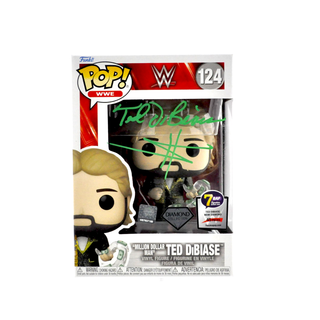 * Signature Series Ted DiBiase Signed Pop – "Million Dollar Man" Ted DiBiase (Diamond Collection, WWE) 124 /45 pieces