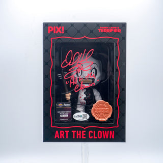 * Signature Series David Howard Thorton Signed Thrilljoy PIX! – Art the Clown with Spiked Bat Terrifier /75 pieces