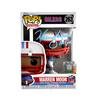 * Signature Series Warren Moon Signed Pop – Warren Moon (Football) 263 /50 pieces