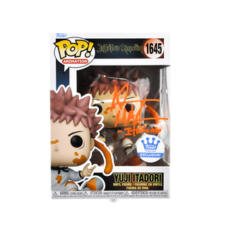 * Signature Series Adam McArthur Signed Pop – Yuji Itadori Paint, Jujutsu Kaisen 1645 – Funko Shop Exclusive